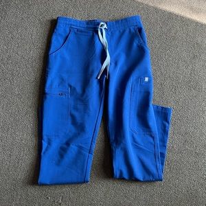 Figs Yola Scrub Bottoms Denim